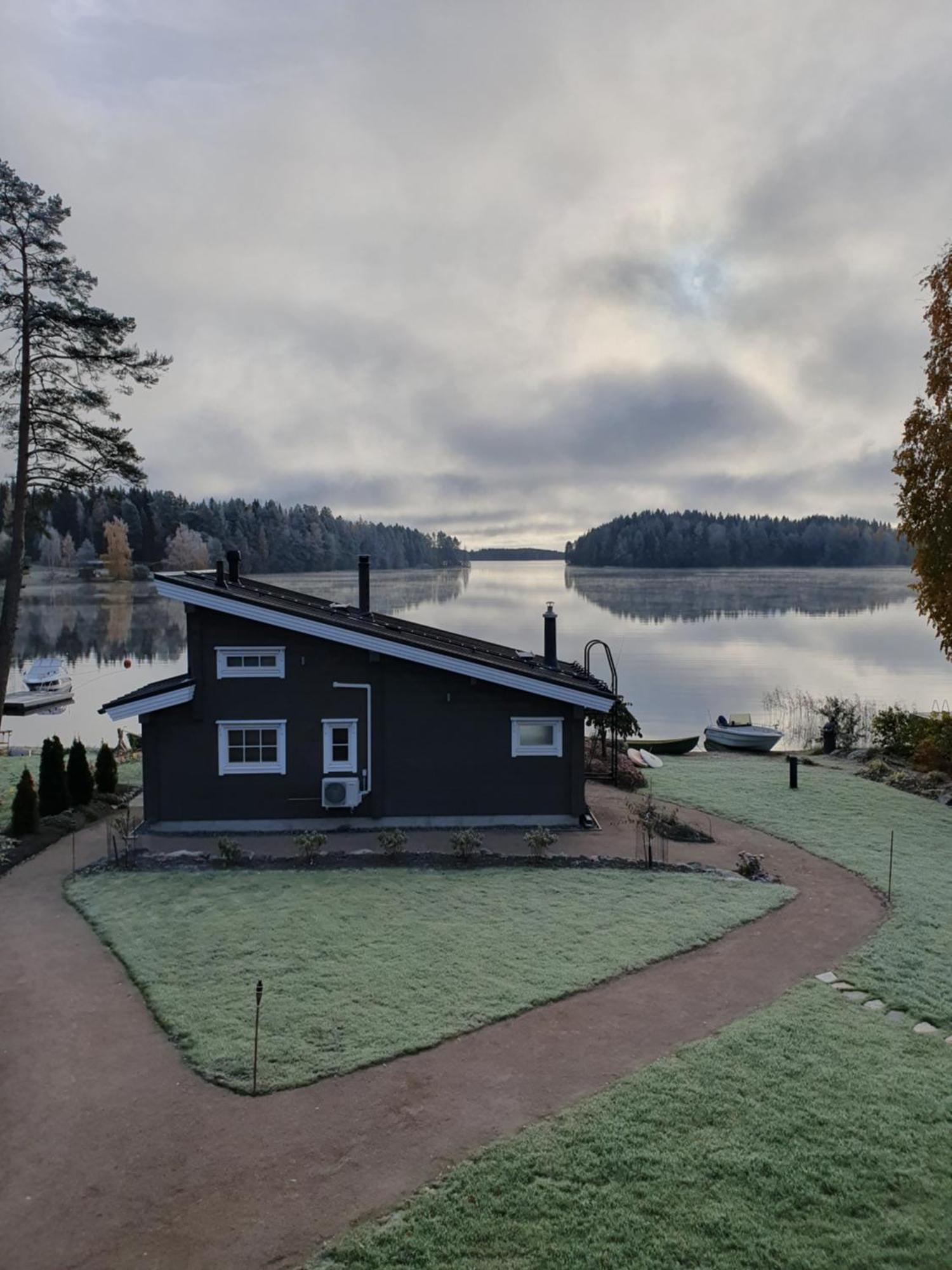 Stunning Log Cabin 45M2 On The Shore Of Kallavesi. Kuopio Esterno foto