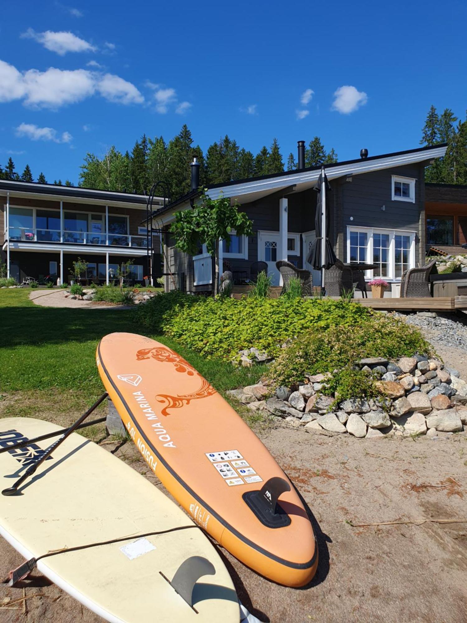 Stunning Log Cabin 45M2 On The Shore Of Kallavesi. Kuopio Esterno foto