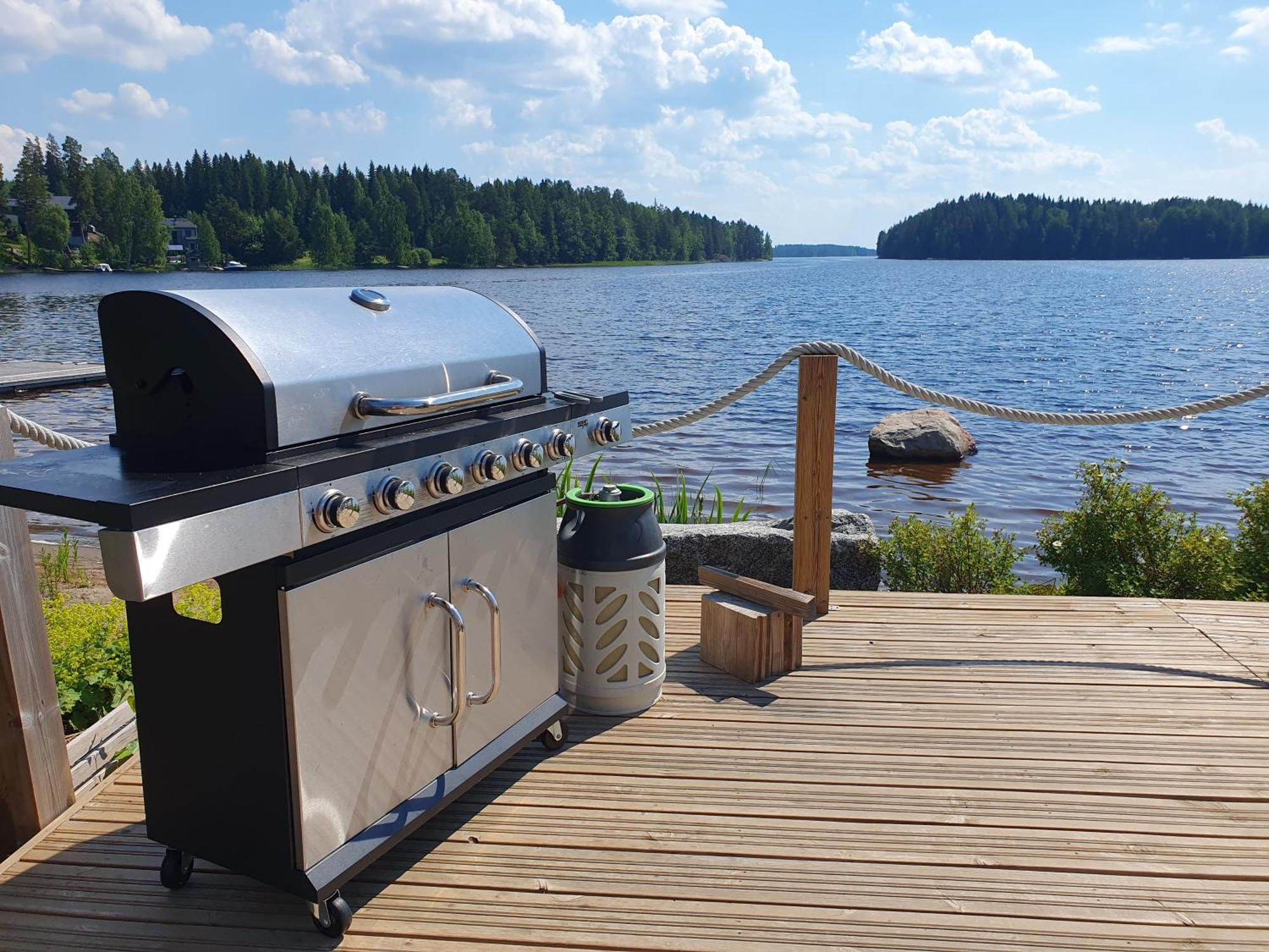 Stunning Log Cabin 45M2 On The Shore Of Kallavesi. Kuopio Esterno foto